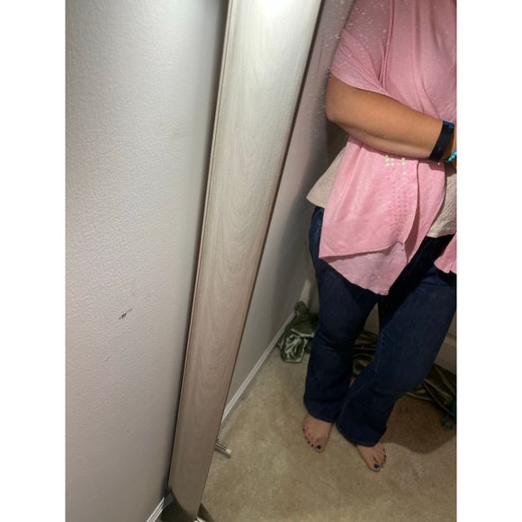 COPY - ❤️🧣BEAUTIFUL DESIGNER SCARF🧣❤️INFINITY LONG EUC GIFT TEXTURED PASTEL PINK - Picture 14 of 14